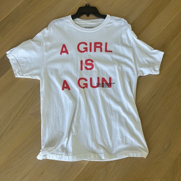 Other - pleasures “a girl is a g*n” tee